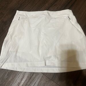 Calvin Klein White Skorts Athletic Stretch